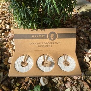 PURE Dolomite Decorative Oil Diffusers Set NEW